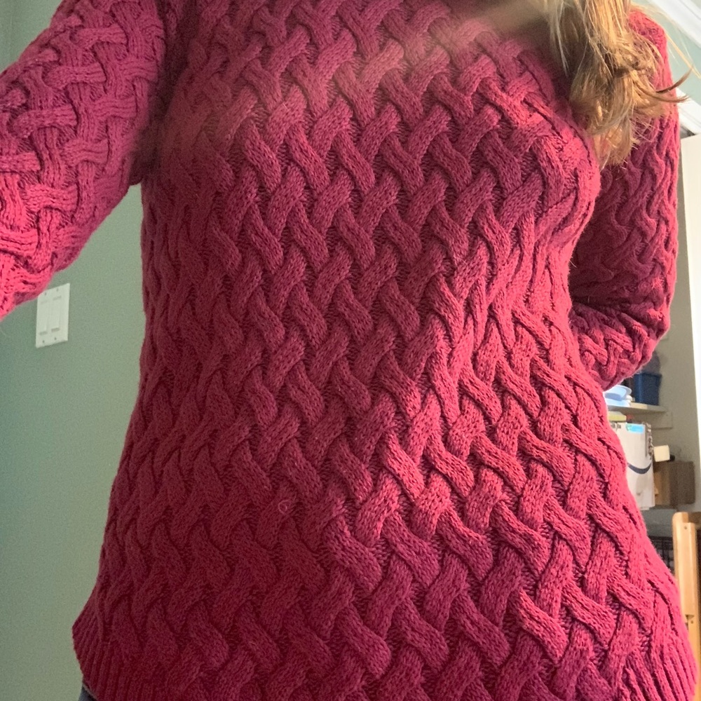 Comfy Red Sweater